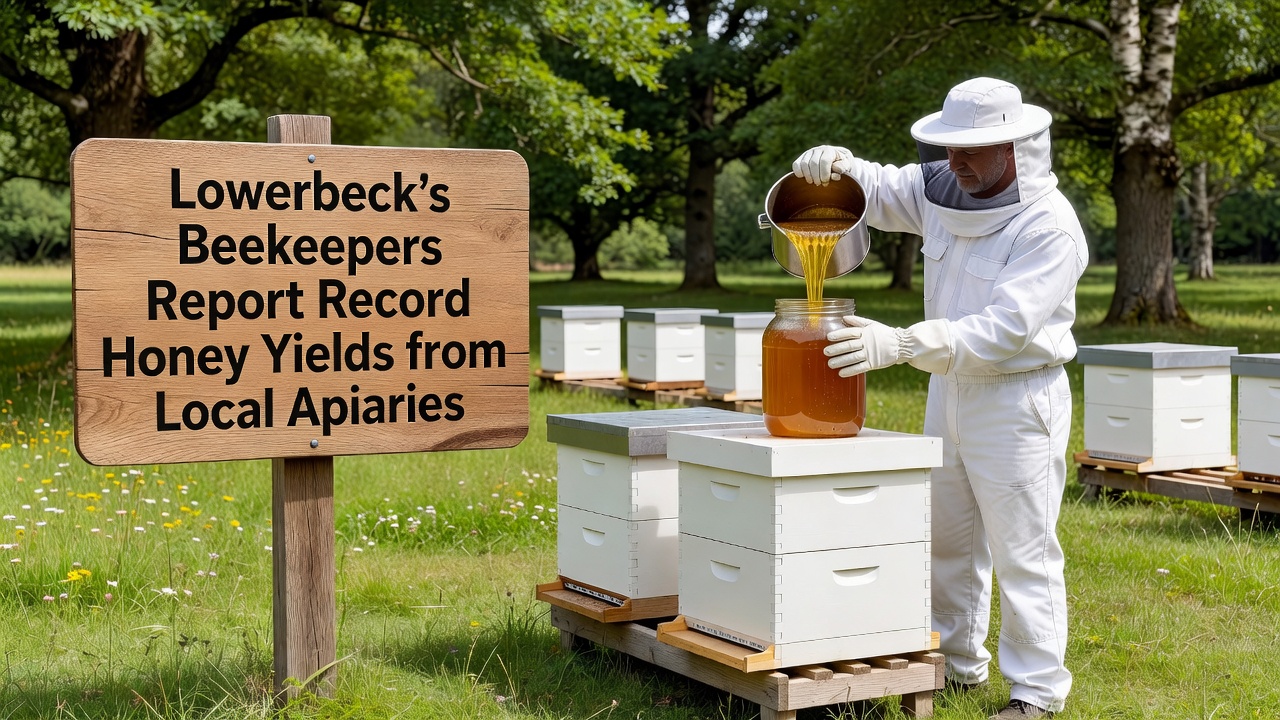 Extracted honey frames from Lowerbeck apiaries ready for processing in September 2026